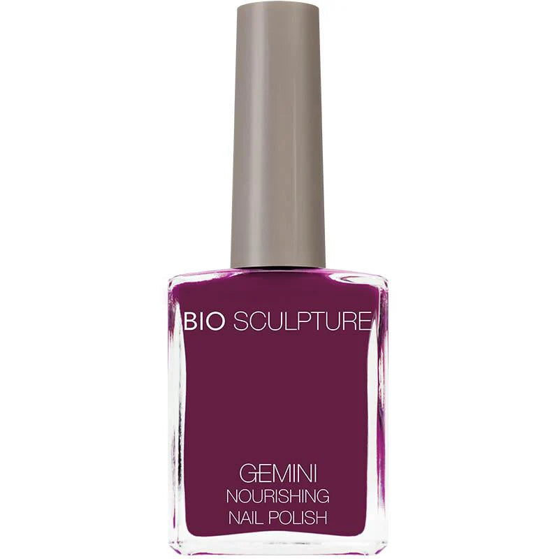 Bio Sculpture Gemini Nail Polish No. 232 Passion 14ml – vegan, vibrant raspberry red nail polish for a bold, passionate manicure