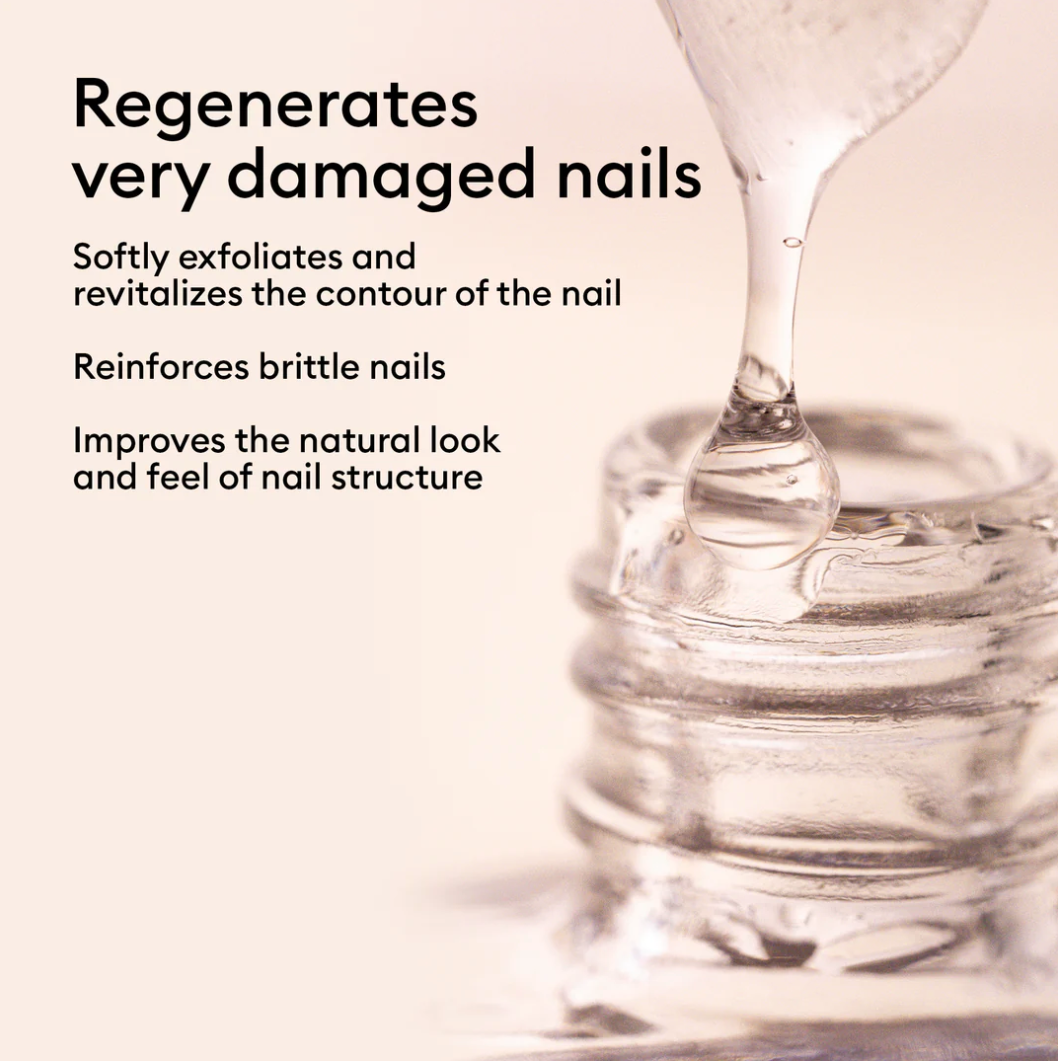 Manucurist Paris S.O.S Base Coat 15ml – restorative vegan nail treatment for fragile and damaged nails