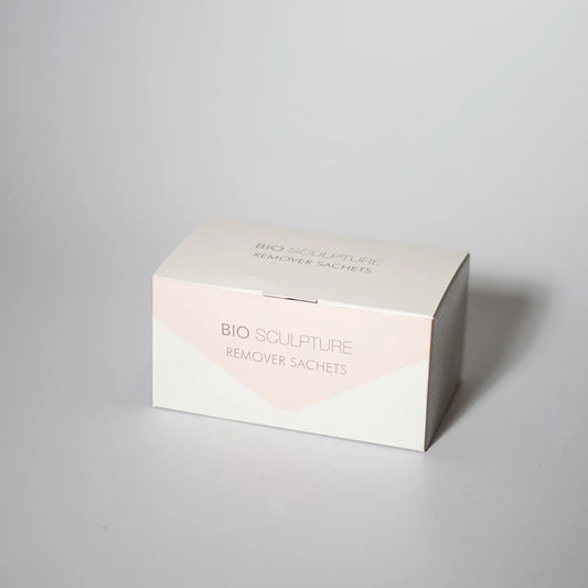 Bio Sculpture EVO Remover Sachets – cruelty-free, professional-grade sachets for easy, mess-free gel polish removal at home or in the salon (pack of 100)