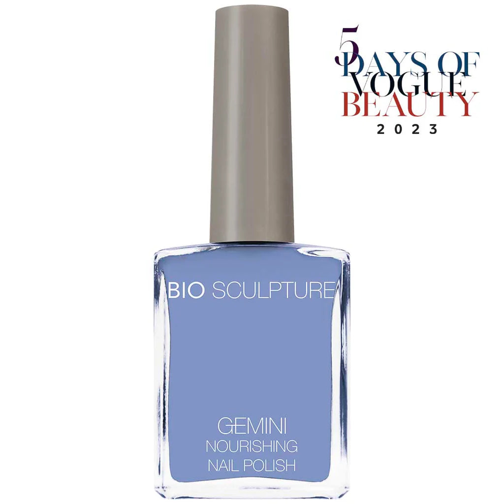 Bio Sculpture Gemini Nail Polish No. 197 Bohemian Beauty – vegan, sky blue nail polish for a fresh, uplifting manicure