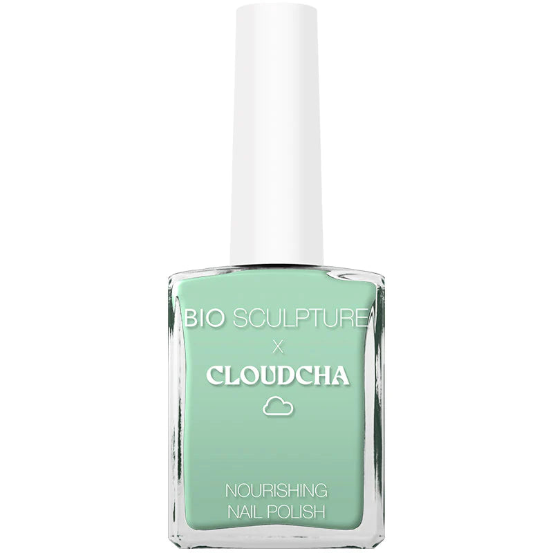 Bio Sculpture Gemini Nail Polish No. 310 Cloudcha 14ml – vegan, pastel blue nail polish for fresh, modern manicures