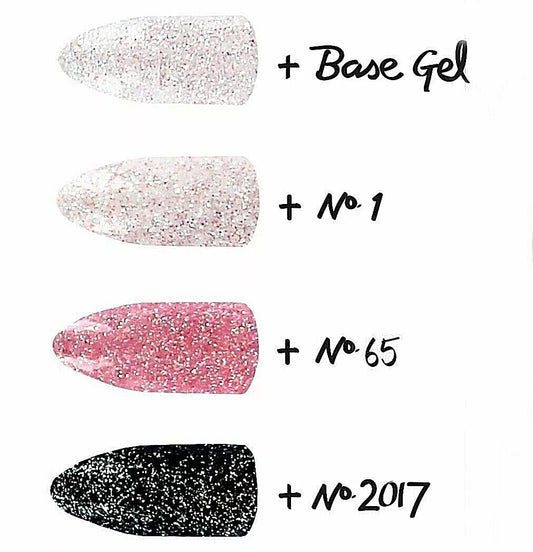 Bio Sculpture Essence Nail Art Glitter Cotton Candy 5g – pastel pink and blue glitter mix for sparkling, whimsical nail art designs