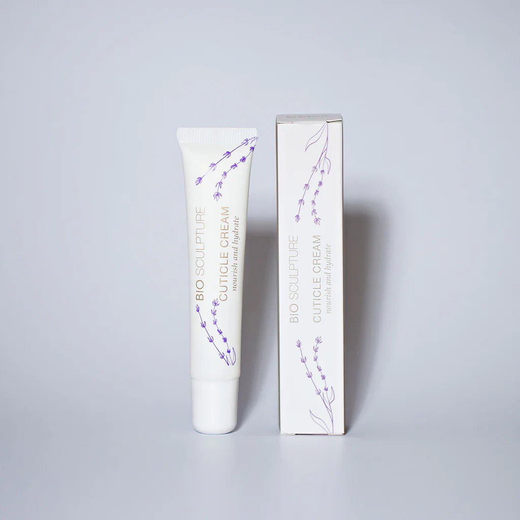 Bio Sculpture Spa Range Cuticle Cream 20ml – vegan, nourishing cuticle cream with botanical extracts for softening and hydrating cuticles