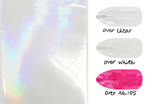 Bio Sculpture Essence Nail Art Iridescent Pearly Nail Foil Stargazer 1.5m – pearly iridescent nail art foil for dreamy, creative nail designs