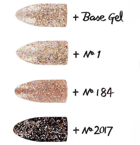 Bio Sculpture Essence Glitter Amber Angel 5g – ultra-fine amber gold glitter for sparkling, creative nail art designs