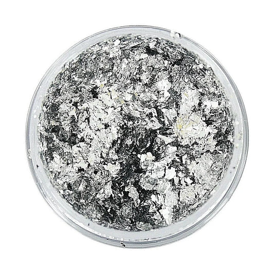 Bio Sculpture Essence Glitter Silver Glare – ultra-fine silver glitter for dazzling, creative nail art