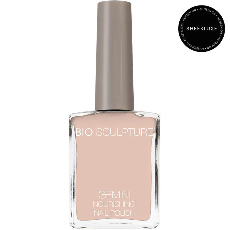 Bio Sculpture Gemini Nail Polish No. 67 French Creme – creamy, vegan off-white polish for a flawless French manicure or nail art base