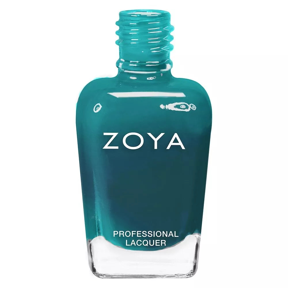 Zoya Nail Polish Frida 15ml – vegan, sheer teal blue nail polish for modern, elegant manicures