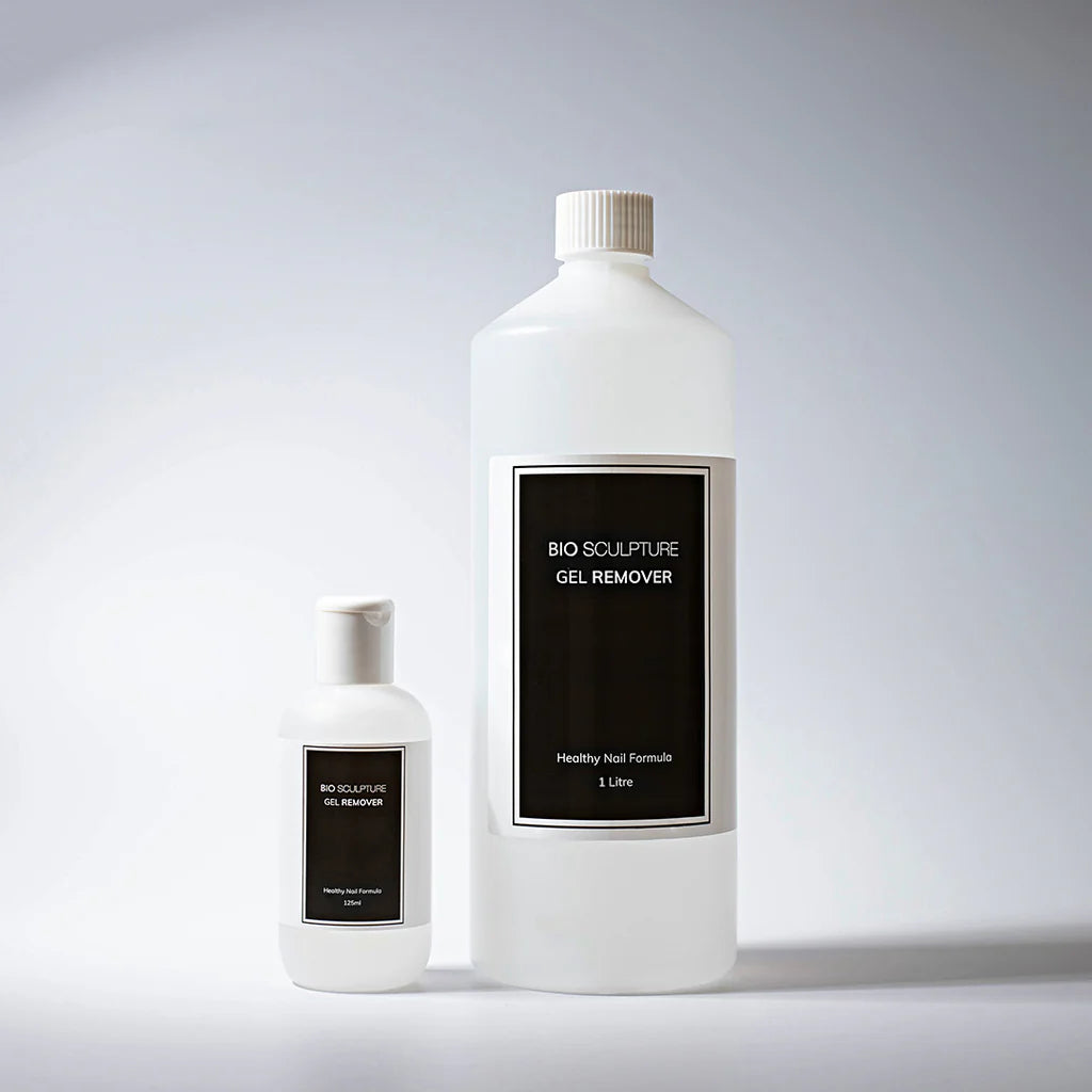 Bio Sculpture Gel Remover – cruelty-free, acetone-based gel polish remover in a convenient 125ml bottle for salon-quality nail care at home
