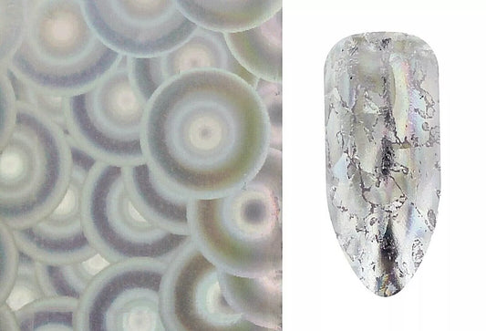 Bio Sculpture Essence, Super Shiny Holographic Nail Foil Hypnotise 1.5m – ultra-reflective holographic foil for dazzling, creative nail art designs