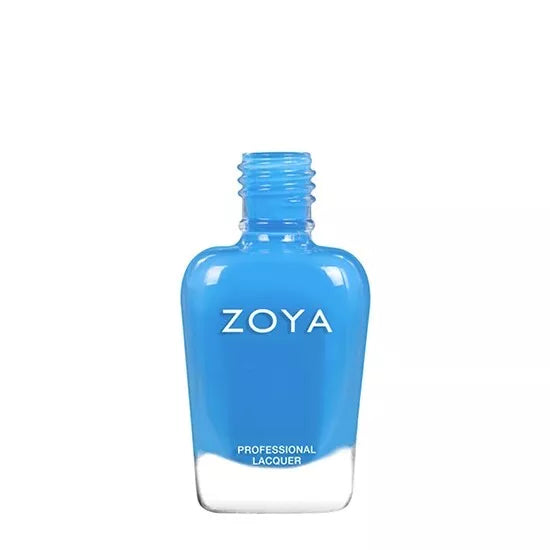 Zoya Mini Nail Polish Pluto 7.5ml – vegan, shimmering blue nail polish in a mini bottle for bold, modern manicures