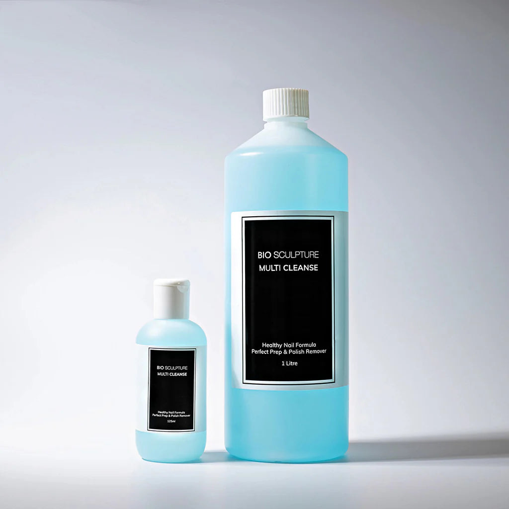 Bio Sculpture Gel Multi Cleanse – cruelty-free, 125ml multi-purpose nail cleanser for thorough nail preparation and salon-quality results