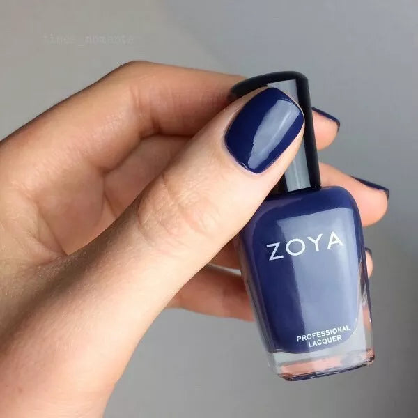 Zoya Nail Polish Sailor 15ml – vegan, deep navy blue nail polish for bold, elegant manicures