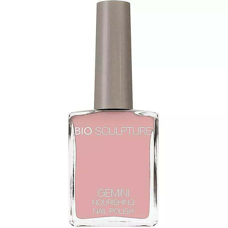 Bio Sculpture Gemini Nail Polish No. 2065 Sweet Candy Breath 14ml – vegan, pastel candy pink nail polish for a soft, playful manicure