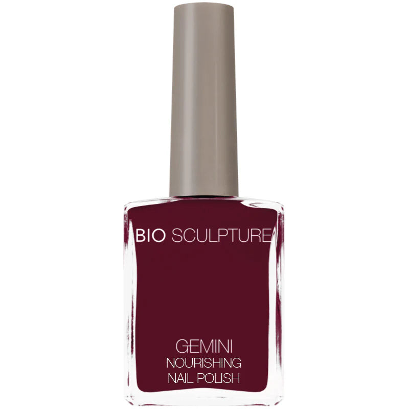 Bio Sculpture Gemini Nail Polish No. 269 Berry Bush – vegan, rich berry purple nail polish for a bold, elegant manicure