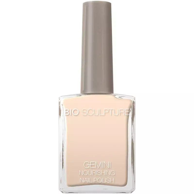 Bio Sculpture Gemini Nail Polish No. 305 Crescent Moon 14ml – vegan, soft grey nail polish for a chic, modern manicure