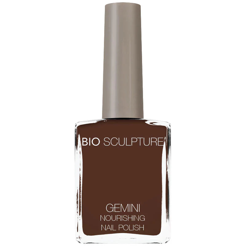 Bio Sculpture Gemini Nail Polish No. 281 Sunset Boulevard 14ml – vegan, vibrant coral orange nail polish for a bold, summery manicure