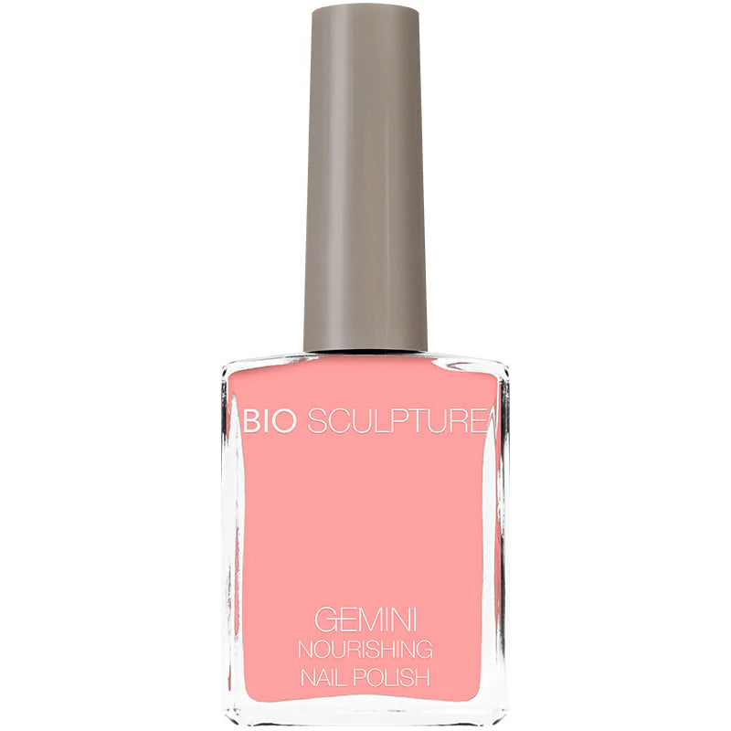 Bio Sculpture Gemini Nail Polish No. 299 Strawberry Gelato 14ml – vegan, pastel pink nail polish for a fresh, summery manicure