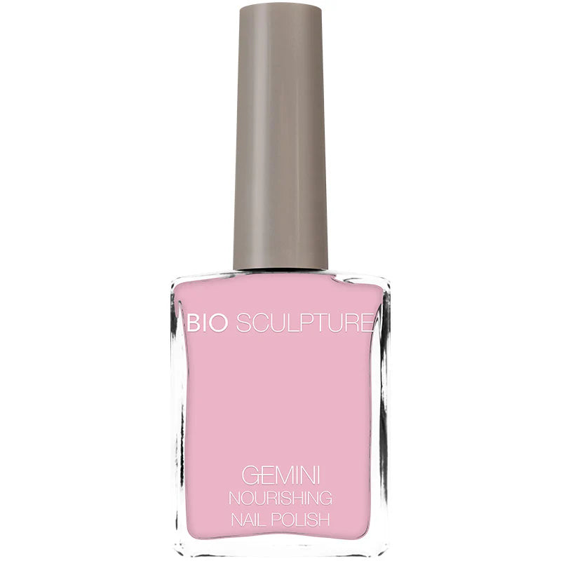 Bio Sculpture Gemini Nail Polish No. 314 Sheer Admiration 14ml – vegan, sheer pink polish for natural, elegant manicures