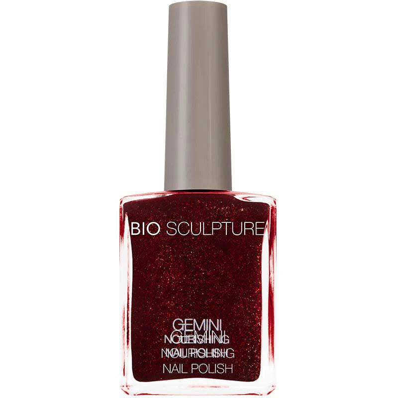Bio Sculpture Gemini Nail Polish No. 63 Moulin Rouge 14ml – vegan, classic red nail polish for a bold, glamorous manicure