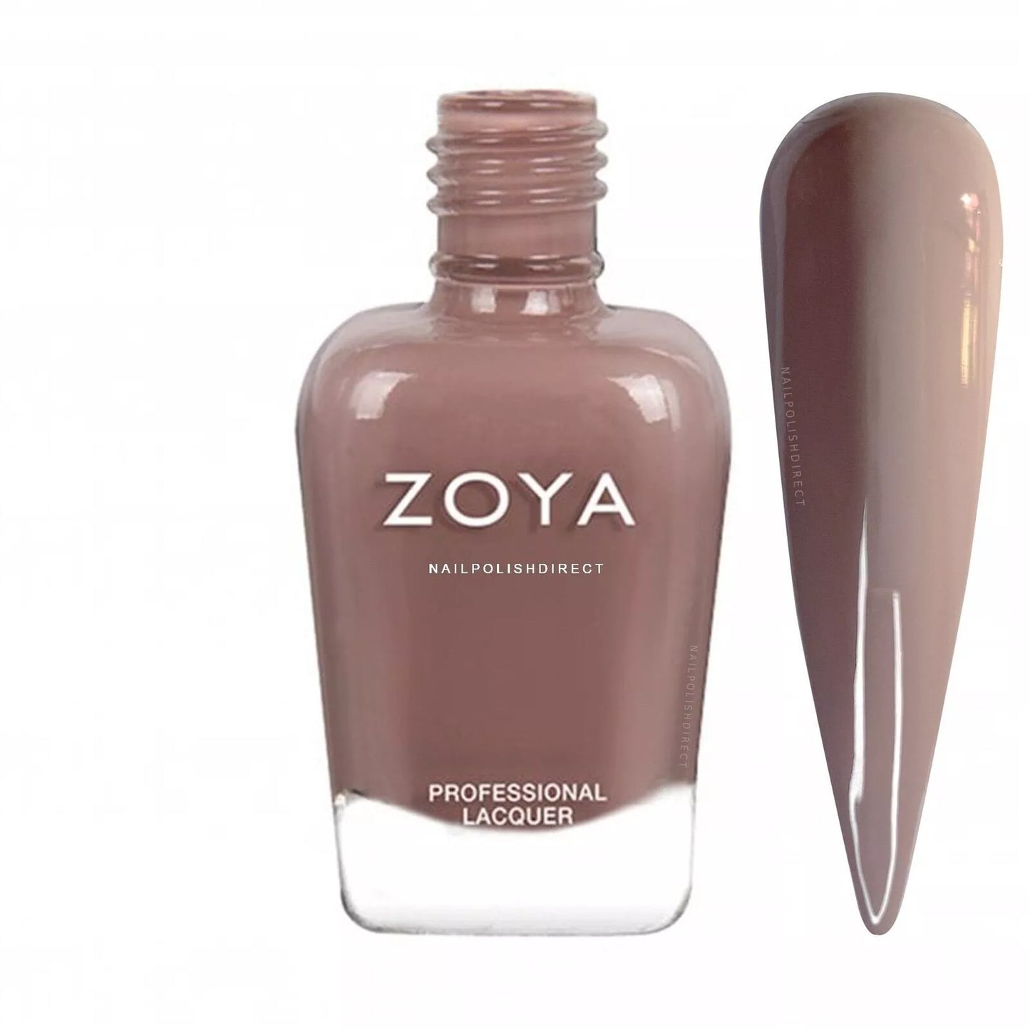 Zoya Nail Polish Parker 15ml – vegan, 10-free warm beige nail polish for a natural, elegant manicure. Smooth, non-toxic warm beige polish for understated, sophisticated nails