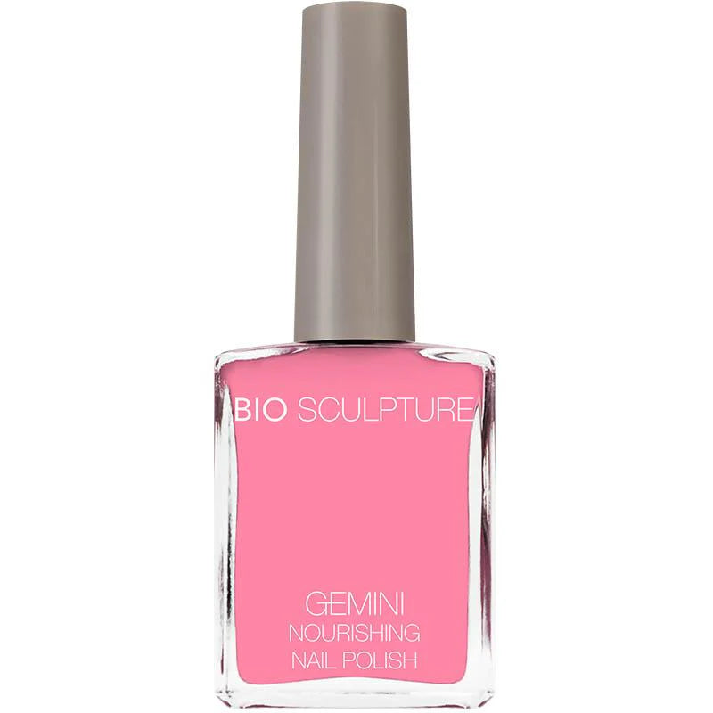 Bio Sculpture Gemini Nail Polish No. 65 Pink Iceberg – vegan, pastel baby pink nail polish for a soft, delicate manicure