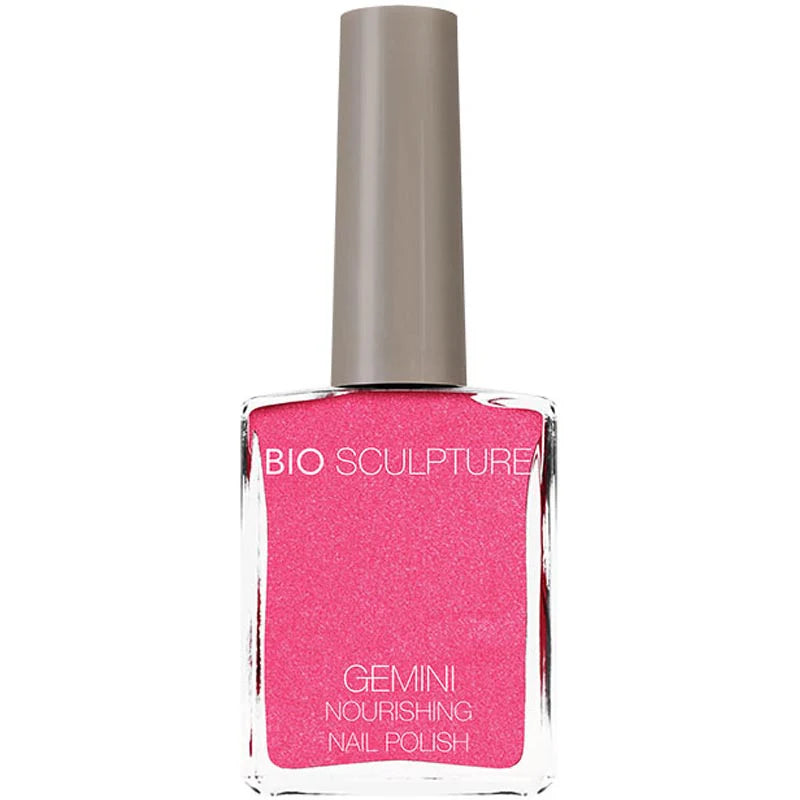 Bio Sculpture Gemini Nail Polish No. 128 Princess 14ml – vegan, pastel pink nail polish for soft, elegant manicures