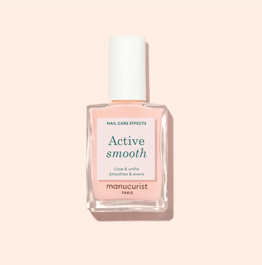 Manucurist Paris Green Range Base Coat Active Smooth 15ml – vegan, eco-friendly smoothing base coat for healthy nails