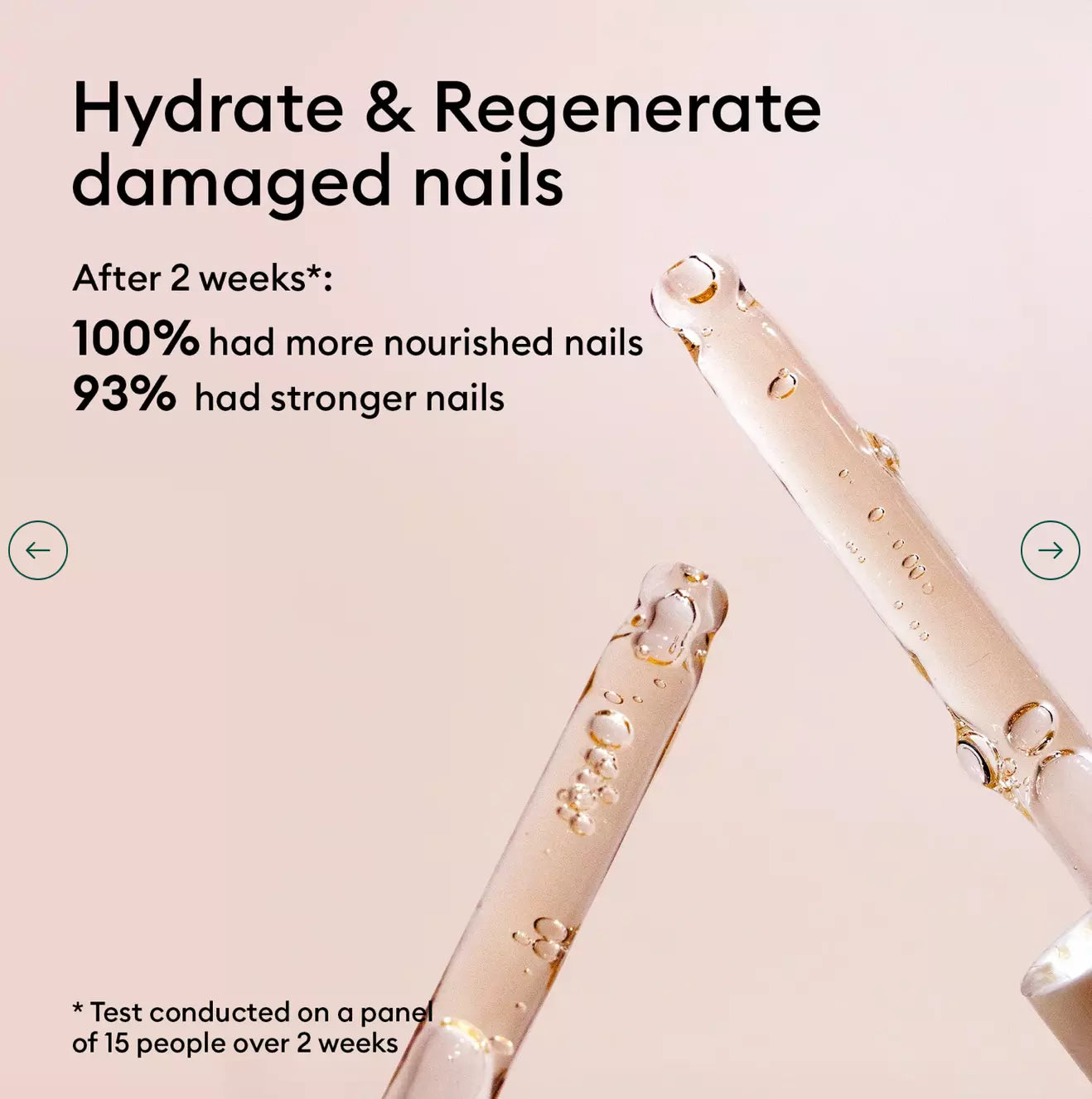 Manucurist Huile Verte Hydrating Green Oil – deeply moisturising, vegan oil for strong, nourished nails