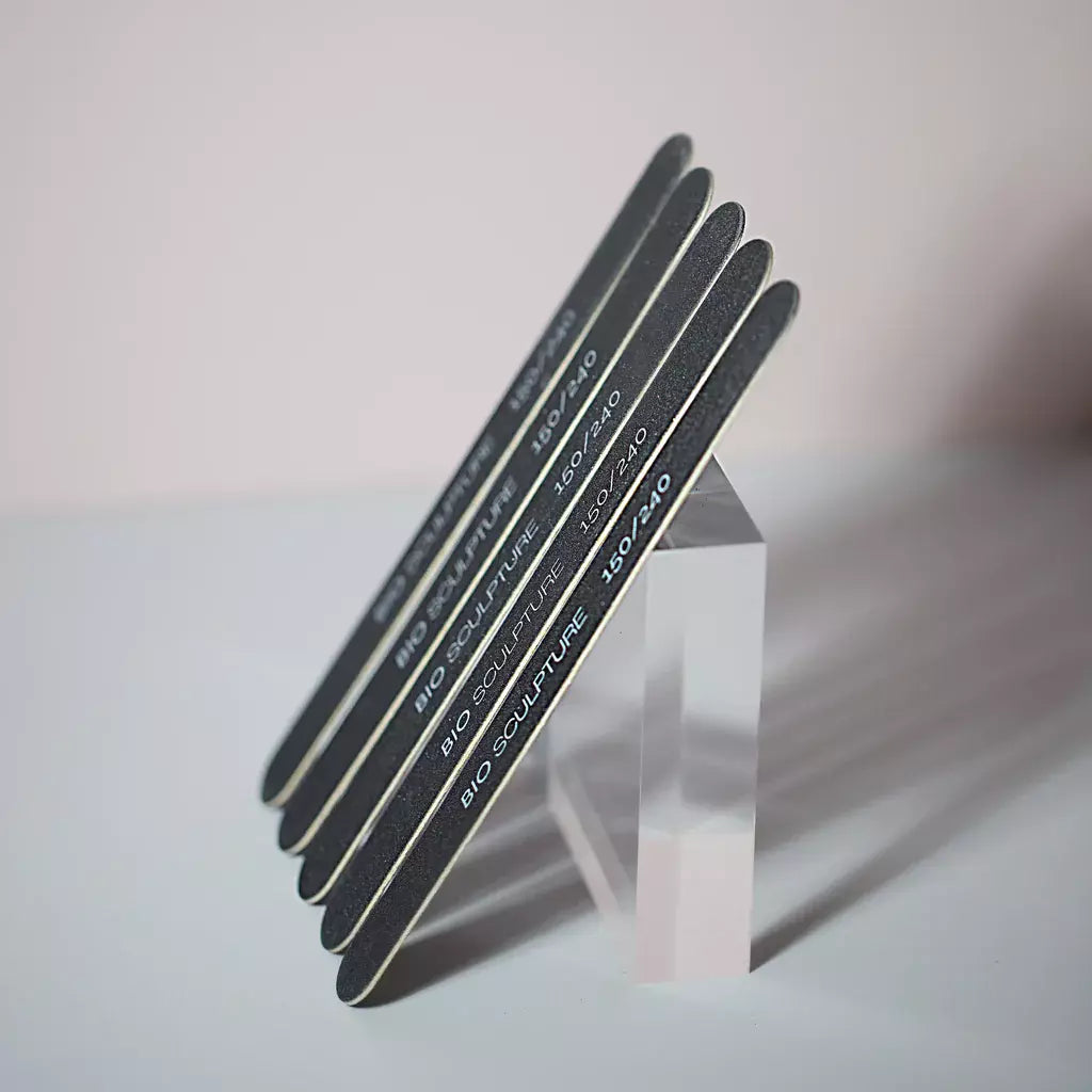 Bio Sculpture Versafile Pack – cruelty-free, eco-friendly dual-grit nail files for gentle, accurate shaping and finishing