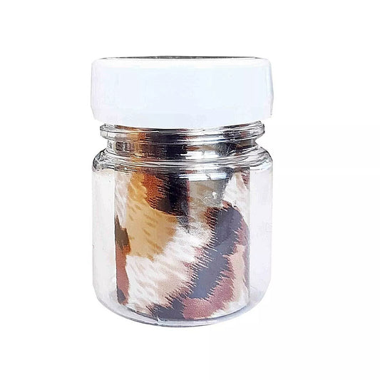 Bio Sculpture, Essence, Nail Art Wild Animal Print Foil Wild 1.5m – bold, multi-patterned nail foil for creative, statement animal print nail art