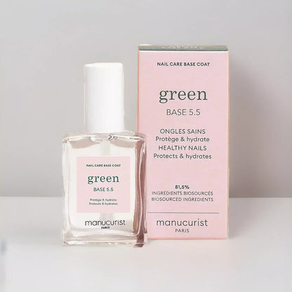 Green Range Base Coat - Base 5.5, Eco-Friendly Vegan Formula | 15ml