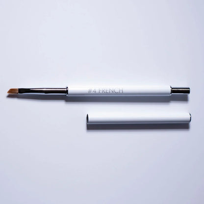 Bio Sculpture Bling Gel Brush No. 4 French – vegan, precision French gel brush with sparkling handle for flawless French manicure and detailed gel application