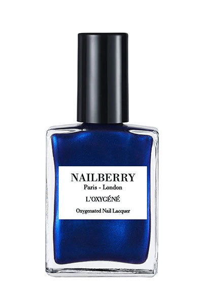 Nailberry L’Oxygéné Oxygenated Nail Polish Blue Moon 15ml – vegan, breathable pastel blue polish for modern manicures