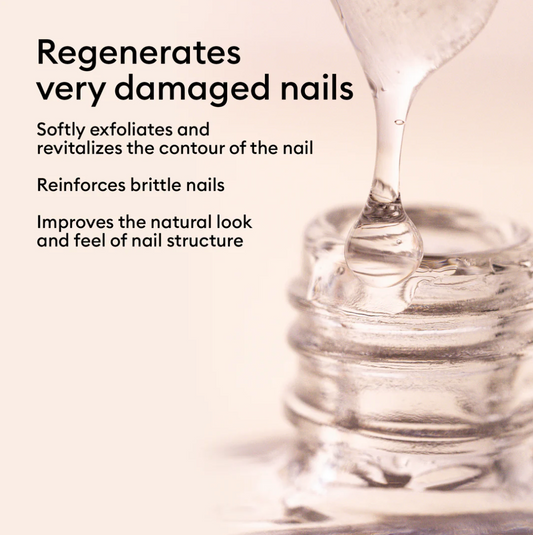 Manucurist Paris S.O.S Base Coat 15ml – restorative vegan nail treatment for fragile and damaged nails