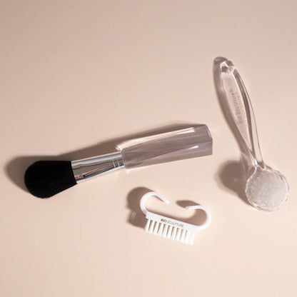 Bio Sculpture Dusting Brush – ergonomic, cruelty-free nail tool with soft bristles for professional-quality nail preparation and clean-up