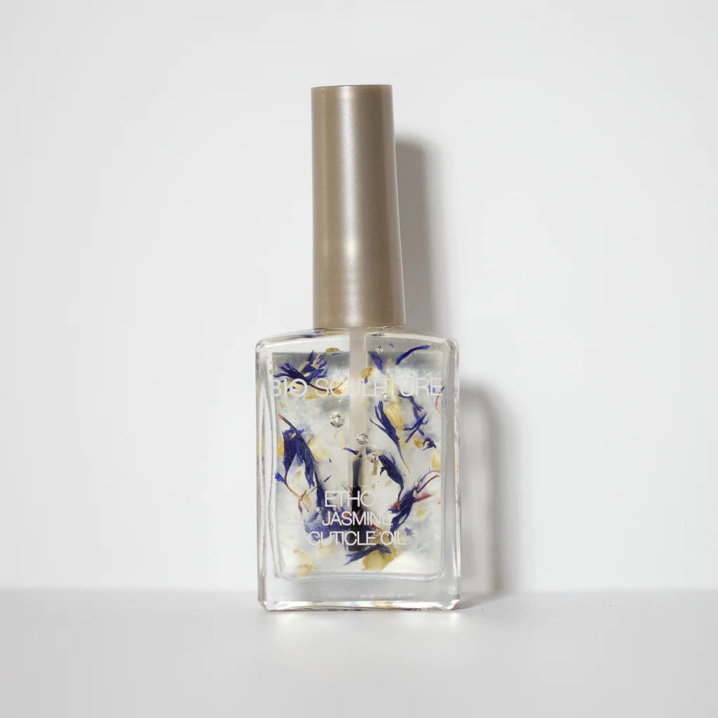Bio Sculpture Gel Ethos Jasmine Cuticle Oil 14ml – vegan, nourishing jasmine oil for healthy, hydrated nails and cuticles