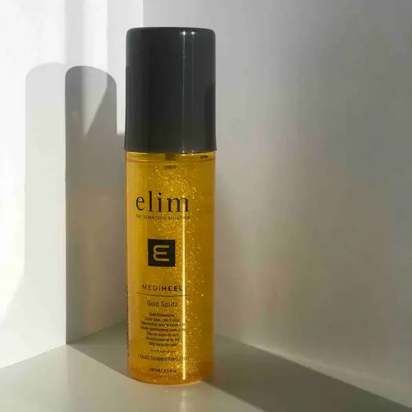 lim Rejuvenating Gold Spritz 100ml – luxurious skin and hair spray for glamorous glow, hydrating and rejuvenating, shimmery finish, long-lasting fragrance, London Nail Vault