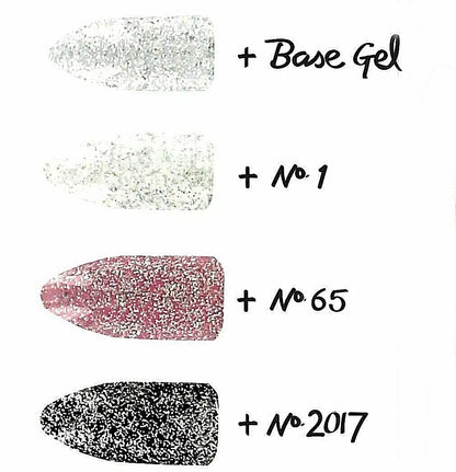 Essence Glitter - Silver Glow, 5g for Luminous and Sparkling Nail Art Designs