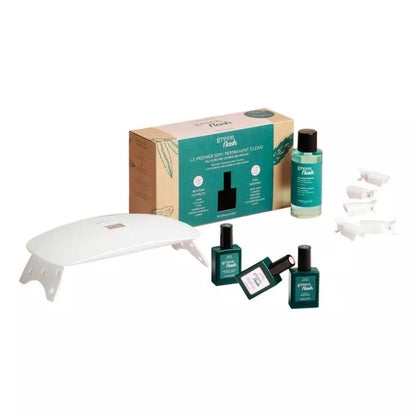 Green Flash LED Nail Polish Essentials Kit - Hortencia | Eco-Friendly Gel Alternative