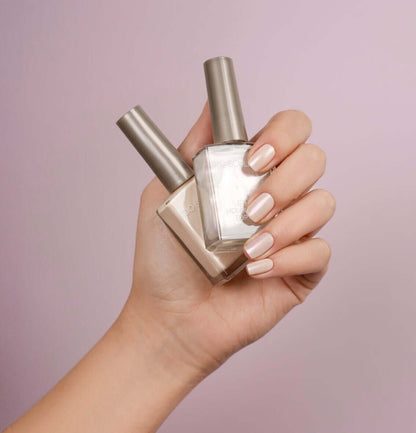 Ethos Holographic Top Coat 14ml – Pink to purple chrome effect nail polish top coat by Bio Sculpture, vegan, cruelty-free, suitable for all nail types, adds holographic glaze, London Nail Vault