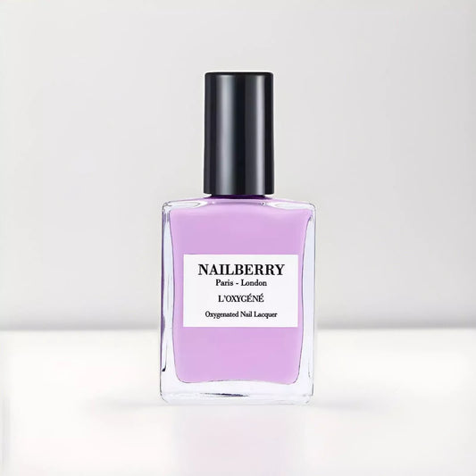 L'Oxygéné Oxygenated Nail Polish - Lavender Fields 15ml | Soft & Breathable Hue