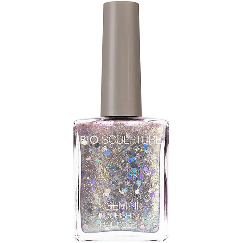 Bio Sculpture Gemini Nail Polish No. 247 Mermaids Tale 14ml – vegan, shimmering teal blue nail polish for a bold, ocean-inspired manicure