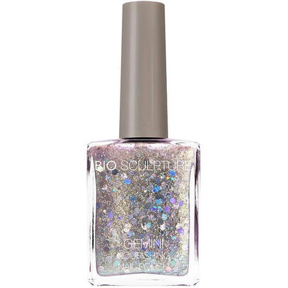Bio Sculpture Gemini Nail Polish No. 247 Mermaids Tale 14ml – vegan, shimmering teal blue nail polish for a bold, ocean-inspired manicure