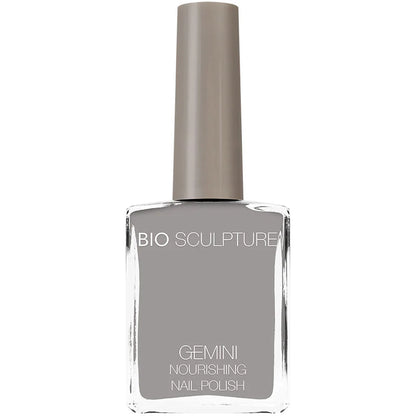 Bio Sculpture Gemini Nail Polish No. 301 Liquorice Soft Serve 14ml – vegan, creamy black nail polish for bold, elegant manicures