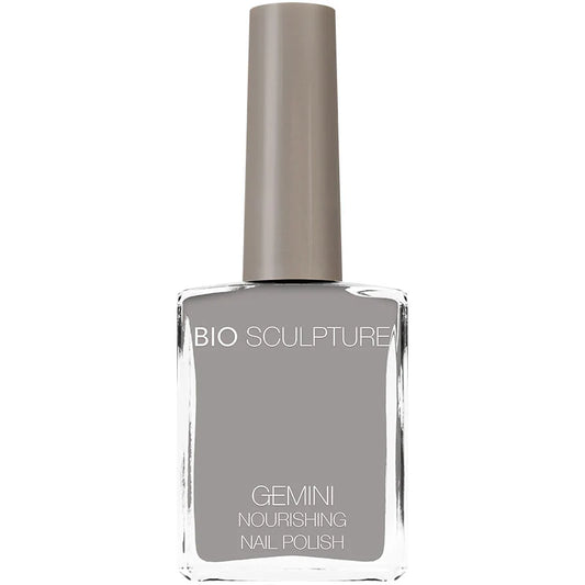 Bio Sculpture Gemini Nail Polish No. 301 Liquorice Soft Serve 14ml – vegan, creamy black nail polish for bold, elegant manicures