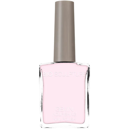 Bio Sculpture Gemini Nail Polish No. 313 Transparent Beauty 14ml – vegan, sheer nude polish for natural, elegant manicures