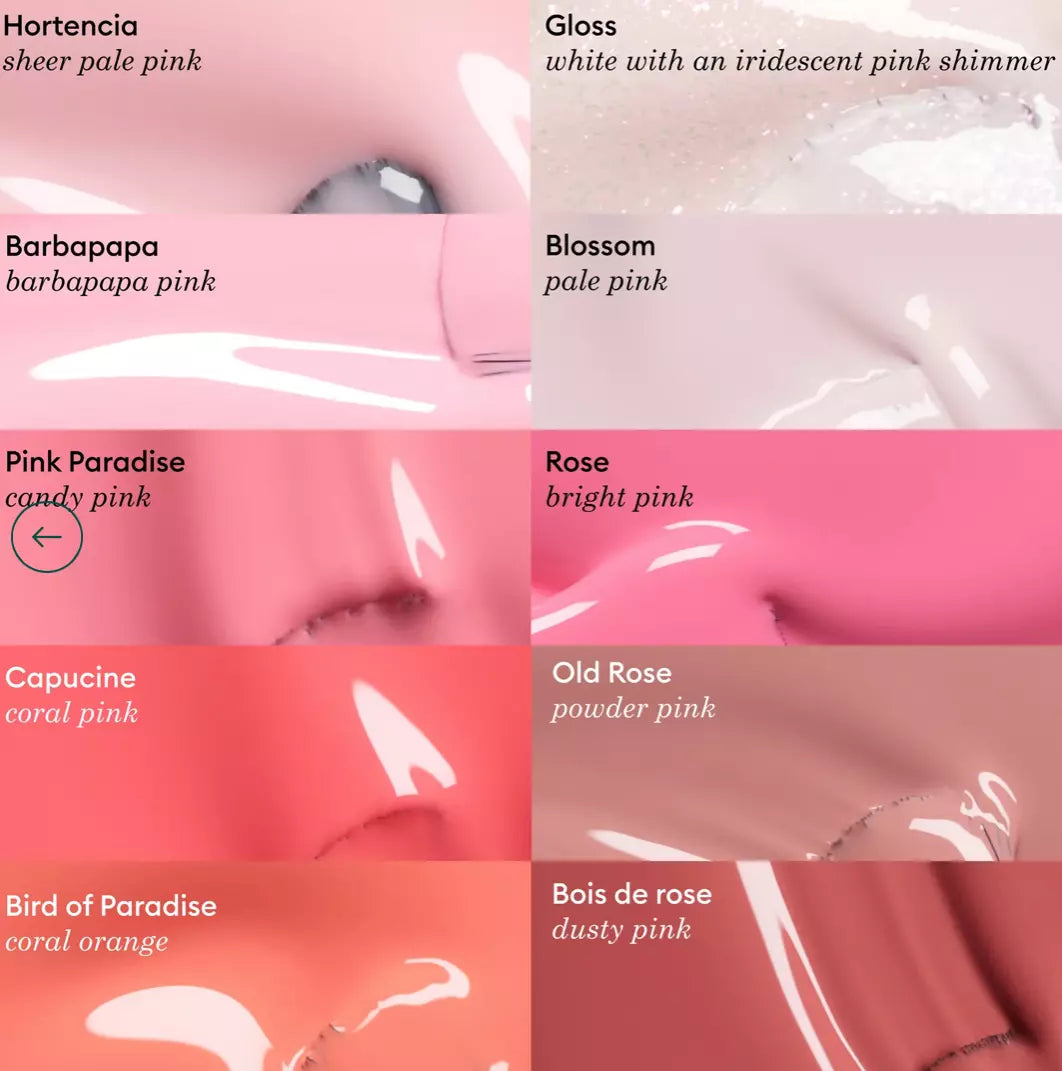 Swatch of Manucurist Paris Green Range Old Rose – gentle, cruelty-free muted rose pink polish for timeless nail style