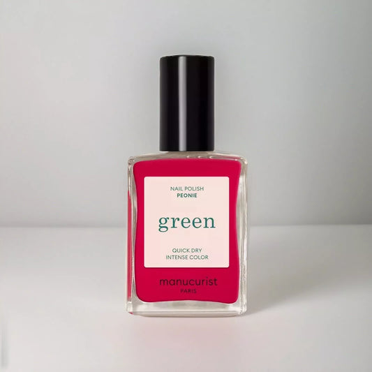 Manucurist Paris Green Range Nail Polish - Peonie, Eco-Friendly, 9-free, Vegan Colour | 15ml