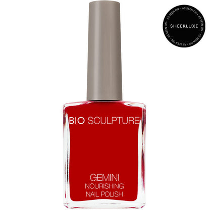 Gemini Nail Polish No. 19 Pillar Box Red - Long-Lasting Vegan Colour | 14ml